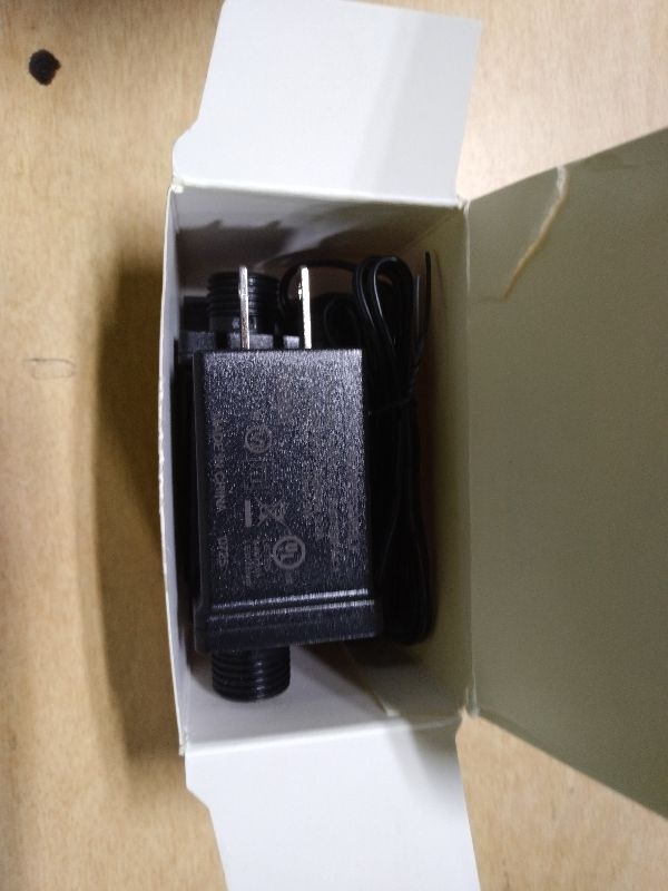 Photo 1 of 12V 9W 0.75A Class 2 Power Supply 2 Pack, AC to DC Low Voltage Transformer, IP44 Inflatable Power Adapter for LED Strip Lights, Christmas Decor Light, Indoor/Outdoor Use, UL Listed