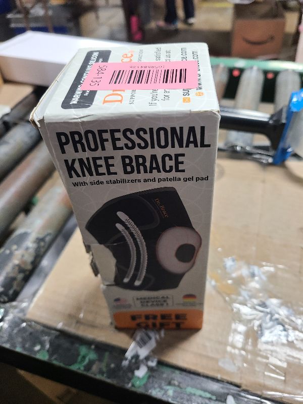 Photo 1 of . BRACE ELITE Knee Brace with Side Stabilizers & Patella Gel Pads for Maximum Knee Pain Support and fast recovery for men and women-Please Check How To Size Video (Mercury, Large)