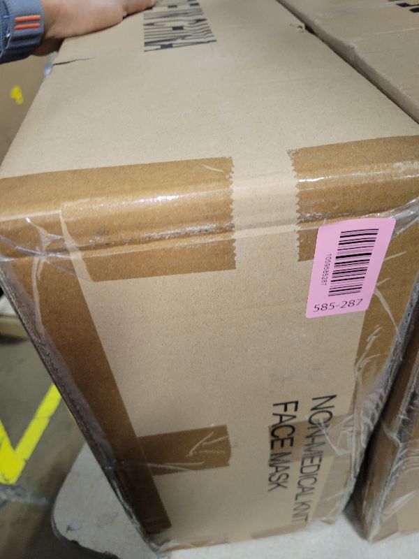 Photo 1 of -Ply Cloth Face Mask 200 Pack,Washable, Reusable and Breathable Face Covering with Adjustable Ear Protection Loops for Women (Brown)