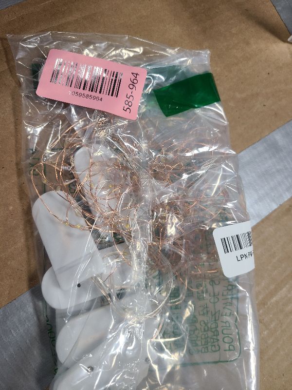 Photo 1 of 20 Pack Fairy Lights Battery Operated, 3.3ft 20 LED Mini String Lights Twinkle Lights Copper Wire Firefly Starry Lights for Mason Jars Wedding Party Christmas Centerpiece Table Decorations, Warm White