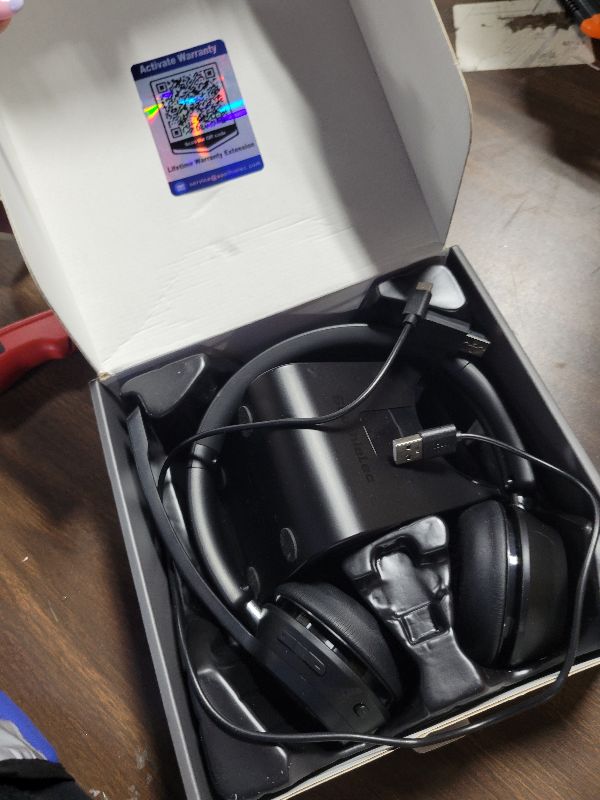 Photo 1 of (Upgraded Version) Wireless Headset, Bluetooth Headset with Noise Cancelling Microphone, Best Headphones with Mic Mute & USB Dongle for PC/Computer/Laptop/Cell Phones/Remote Work/Call Center