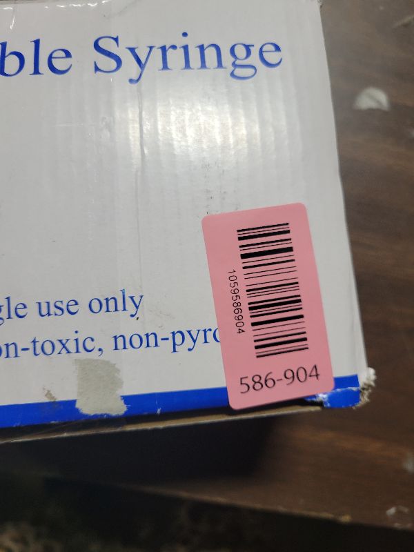 Photo 1 of 1ml/cc Syringe with 30 Gauge 1/2 Inch 13mm Needle Lab Disposable Sample Syringes, 100 Pack