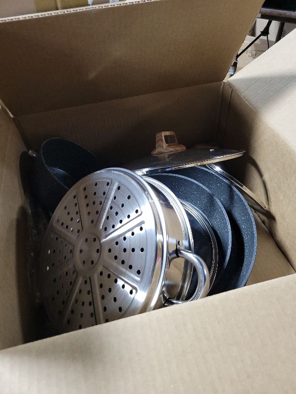 Photo 1 of 16PCS Pots and Pans Set Non Stick Cookware Set Nonstick with Cooking Set