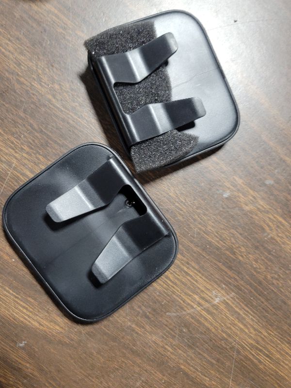 Photo 1 of 2 Pack Foldable Car Seat Hooks for Tesla Model Y Model 3 Accessories 2026 2025 2024 2023 2022 2021 (Includes Model Y Juniper and Model 3 Highland), Anti-Drop Purse Holder Seat Back Hanger (Black)