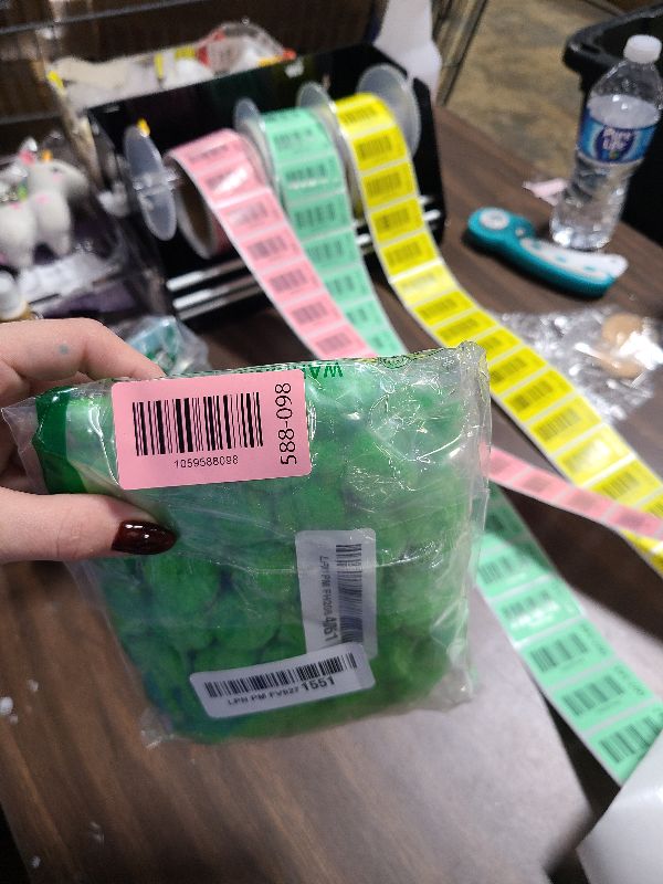 Photo 1 of 150 Pieces Pom Poms, 1 Inch Green Craft Pom Poms, Easter Decorations Fuzzy Pompom Puff Balls, Small Pom Pom Balls for DIY Arts Crafts Projects, Home Decorations