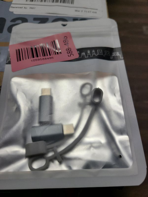 Photo 1 of 2 Pack Lightning to USB C Adapter for iPhone 15/16/16 Pro Max/Plus,Samsung S24,Support Charging,Type C Charger Connector Cable,Lightning Female to USB C Male Adapter,Not for Audio Gray