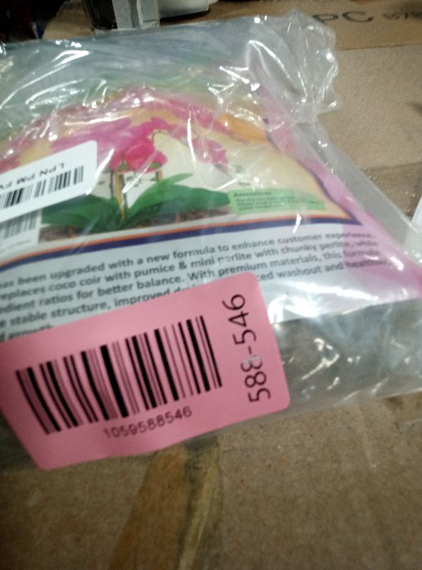 Photo 1 of [Upgraded] DUSPRO Orchid Potting Mix for Repotting with Forest Moss, Pine Bark, Perlite & Pumice, Orchid Bark Potting Mix, Orchid Repotting Soil, Drainage Indoor Potting, Orchid Pot Not Included,1 QRT