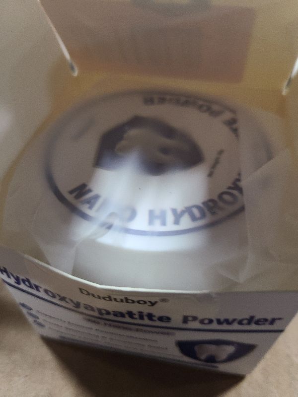Photo 1 of 100% Pure Nano Hydroxyapatite Powder for DIY Toothpaste, Hydroxyapatite Powder for Enamel Remineralization Support, Sensitivity Comfort, Natural Whitening & Cavity Defense, Fluoride-Free, Net Wt 40g