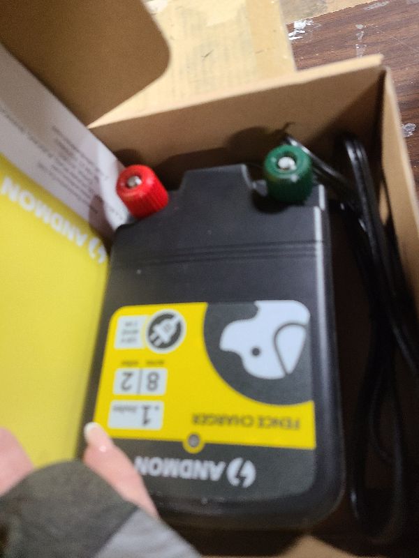 Photo 1 of 0.12 Joule Electric Fence, AC-Powered Electric Fence Charger for 2 Miles & 8 Acre Protection, Electric Fence Energizer Ideal for Gardens, Backyards & Small Livestock