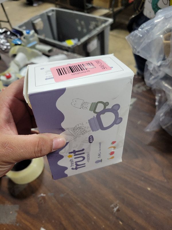 Photo 1 of 2 Pack Silicone Baby Fruit Feeder with Mini Freezer Tray, Breastmilk Popsicle Molds for Baby Teething Relief, Fresh Food Feeder for Safe Infant Self Feeding, Extra Food Pouches