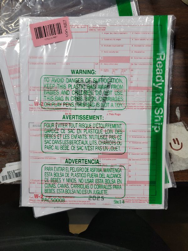 Photo 1 of 1099 MISC Forms 2025 Laser Tax Forms 4 Part Kit for 25 Individuals - Designed for QuickBooks and Accounting Software 1099 Misc 2025