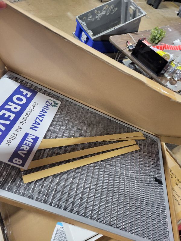 Photo 1 of 16x25x1 HVAC Furnace Air Filter, Lasts a Lifetime, Washable, the Last HVAC Filter You Will Ever Buy, Healthier Home or Office, Merv 8(Actual Size:15.5x24.5x0.82 Inch)