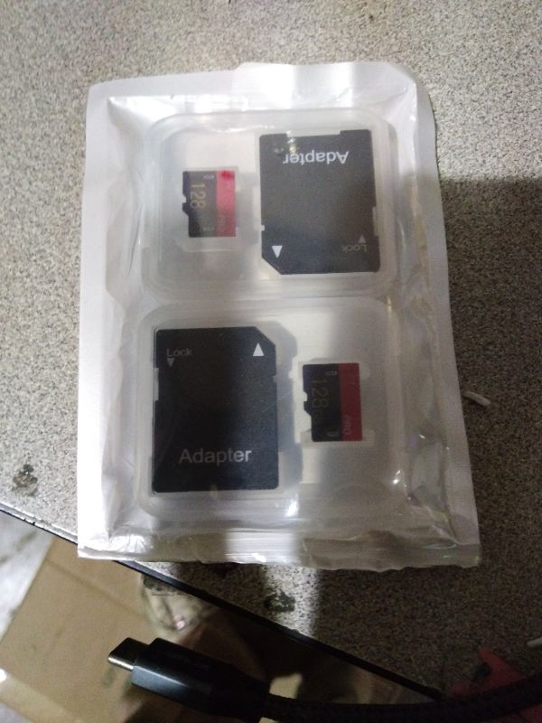 Photo 1 of 2 Pack Micro Memory Card 128GB Class 10 with Adapter High Speed Memory Card for Tablet,Drone
