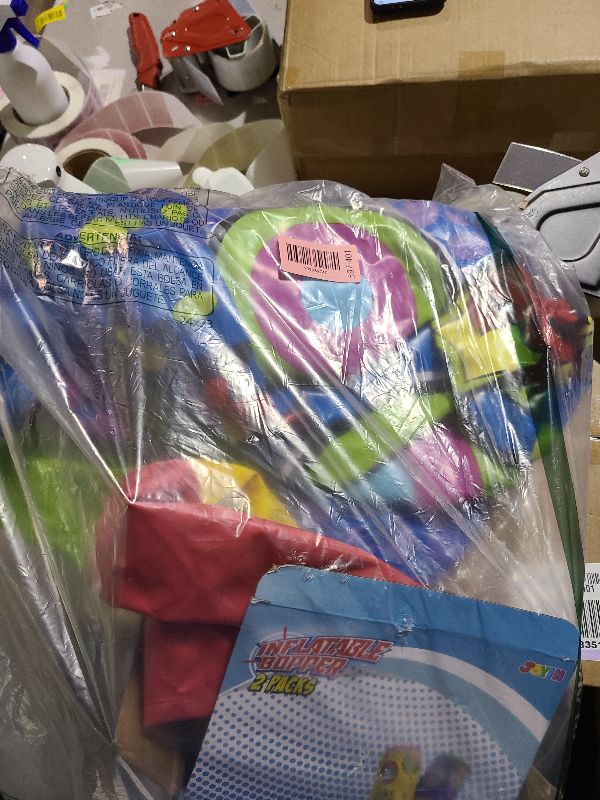 Photo 1 of 2 Pack Inflatable Bopper, 47 Inches Kids Punching Bag with Bounce-Back Action, Inflatable Punching Bag for Kids Presents