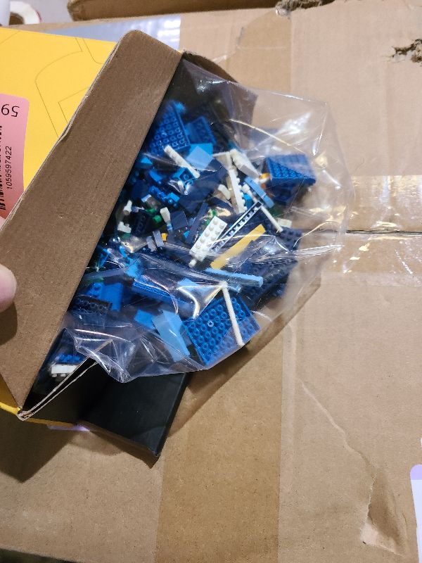 Photo 1 of 120 Pieces Bulk Bricks, 8 Sizes of Mixed Building Blocks, Compatible with Lego and All Other Brands (Blue)