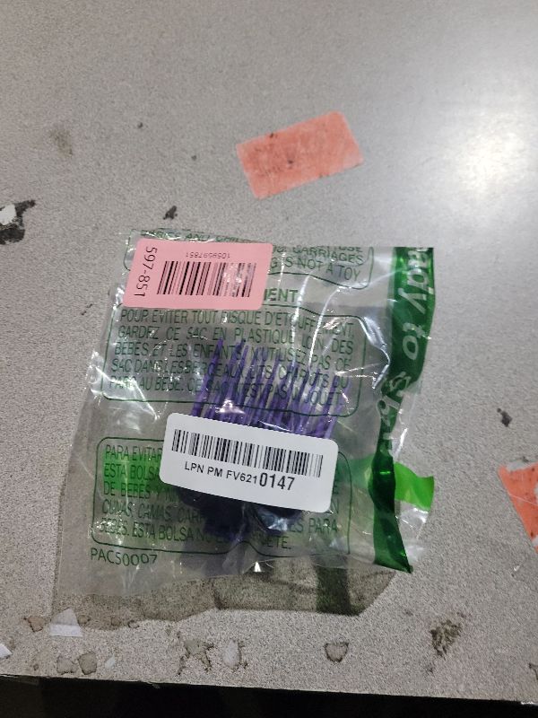 Photo 1 of 01410 Replacement Clippers Guards for Andis Master Series (MBA, MC-2, ML, PM-1, PM-4, PM-5), 5-Piece Magnetic & Waterproof Clipper Comb Set, Purple