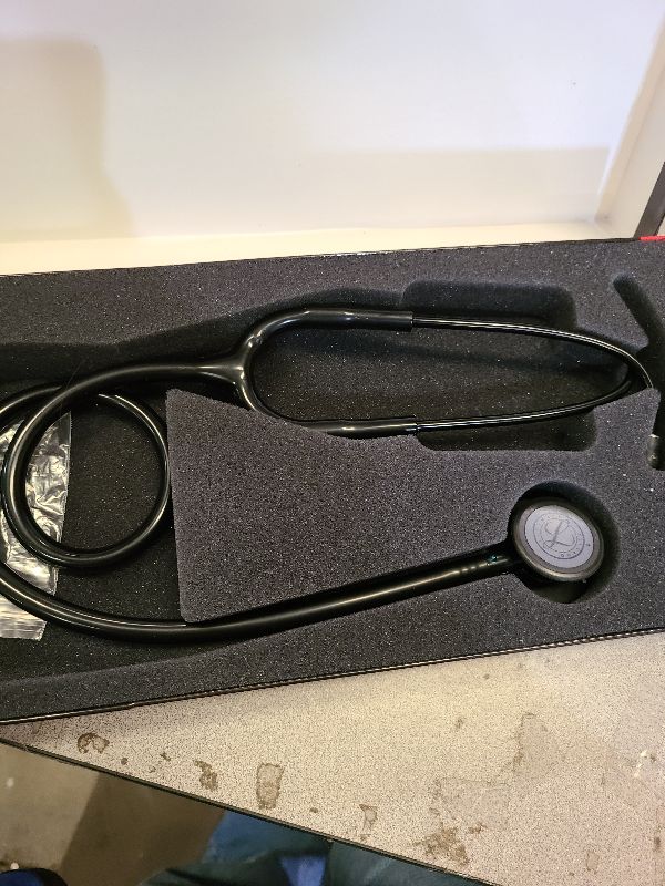 Photo 1 of **MSRP 48.99** Prestige Clinical I Black Stethoscope