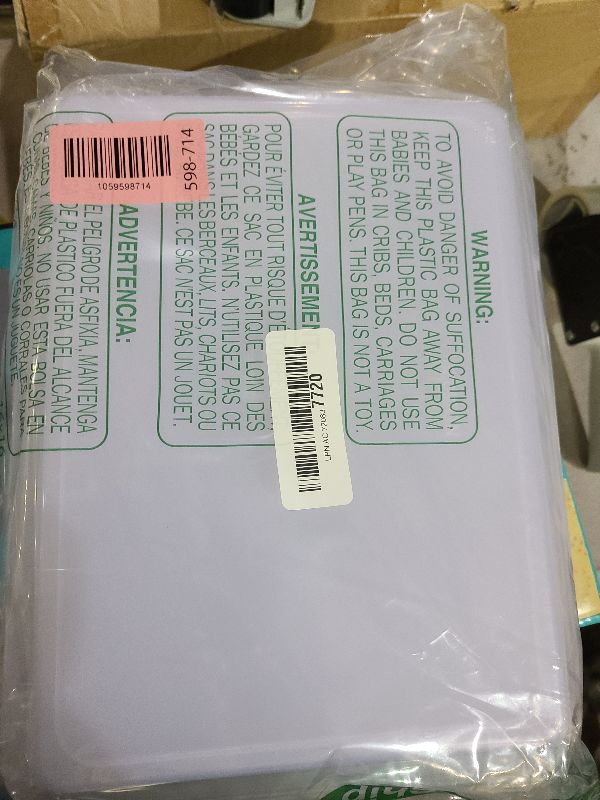 Photo 1 of 12 Pack Plastic Art Trays,Stackable Craft Trays,Organizer Activity Tray,Serving Tray for School,Home,Painting,Beads,DIY Projects (Clear)