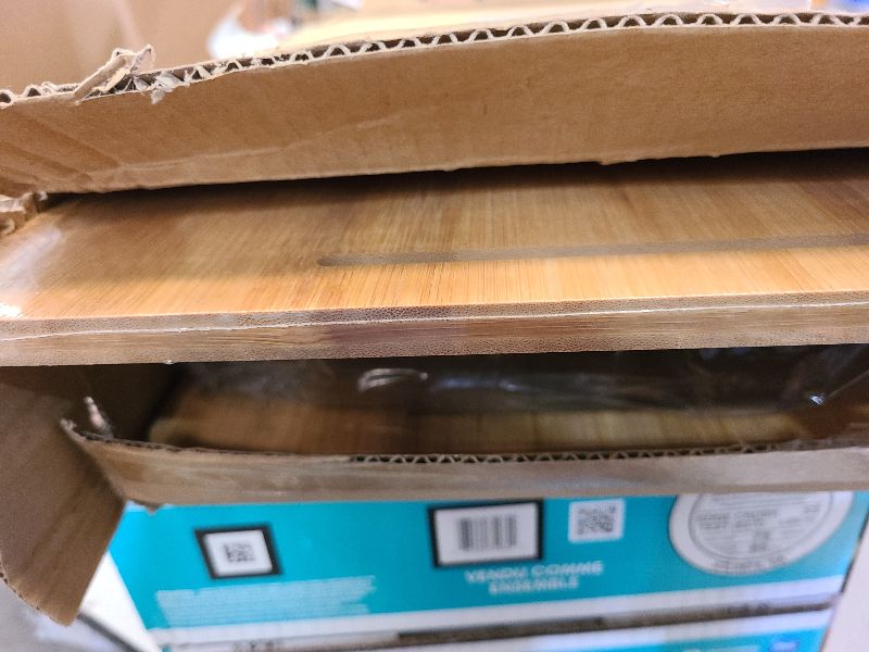 Photo 1 of 2 Set XXL Stackable Wire Basket with Bamboo Tops & Tag- Pantry Organizer and Storage Bins, Kitchen Counter Cabinet Shelf Countertop Under Sink Organizing, Food Snack Produce Onion Potato Bread Storage