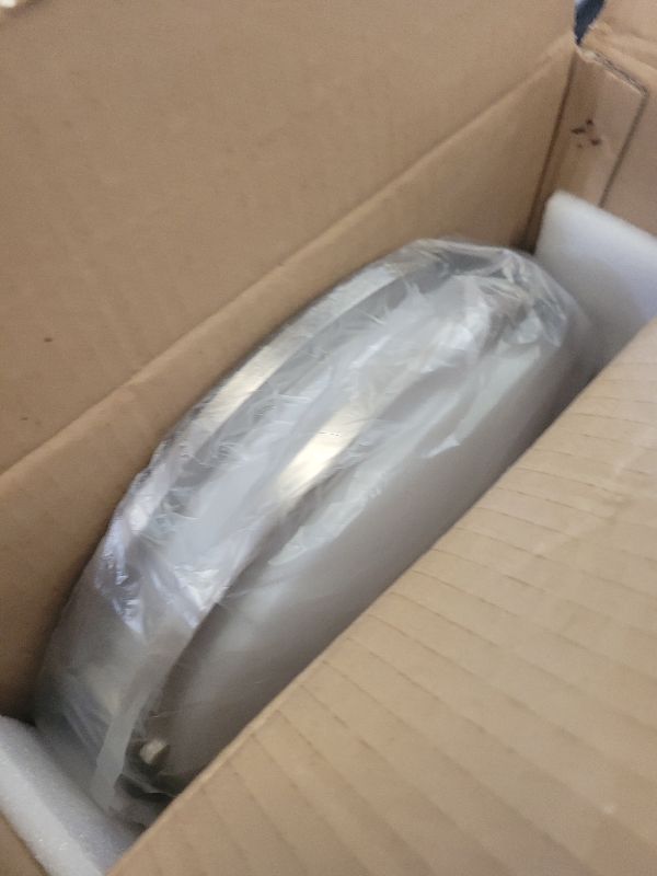 Photo 1 of 13 inch Flush Mount LED Ceiling Light Fixture, 2700K/3000K/3500K/4000K/5000K Adjustable Ceiling Lights, Brushed Nickel Saturn Dimmable Lighting for Hallway Bathroom Kitchen or Stairwell, ETL Listed