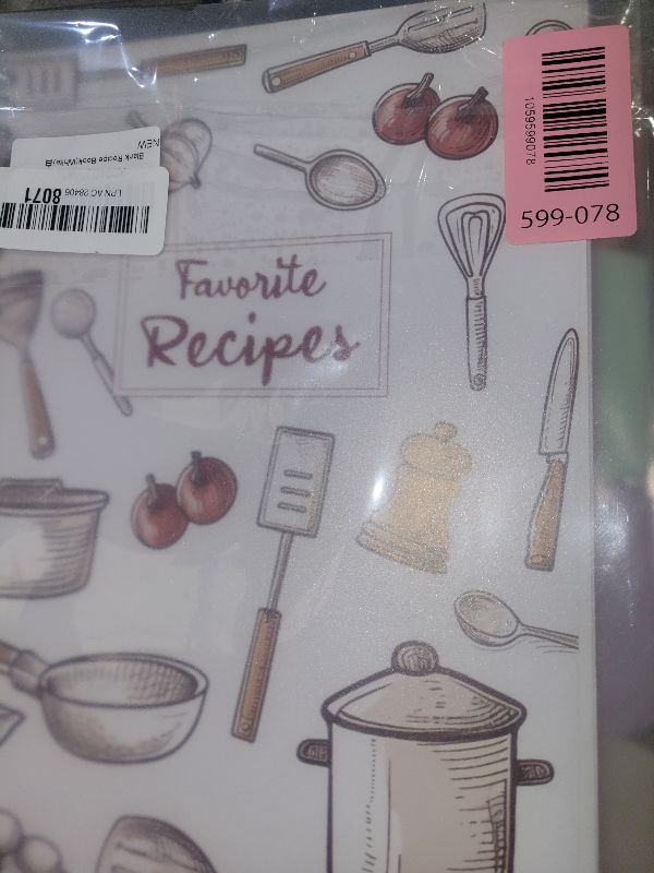 Photo 1 of ??LuBudingJoy Blank Recipe Book to Write in Your Own Recipes?? – 8.5"x11" Hardcover with Removable Dividers, Holds 140 Recipes (White)