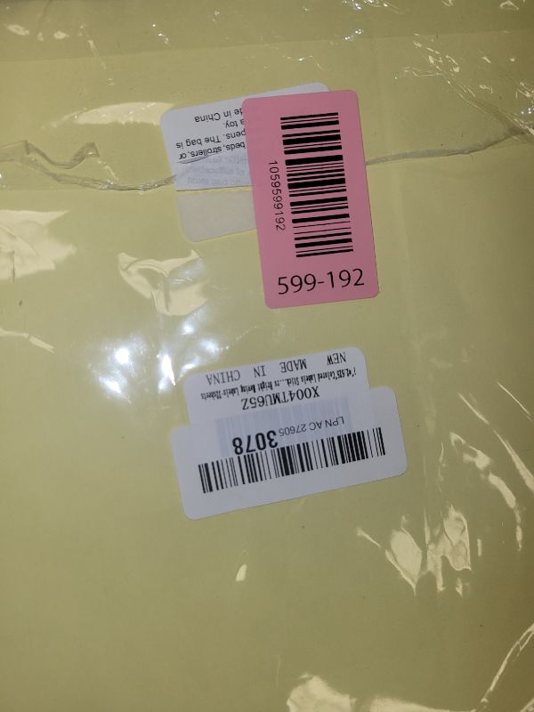 Photo 1 of 1''*2.625''Colored Labels Stickers 8 Colors Bright Moving Labels for Boxs 32 Sheets, Labels for Laser/Inkjet Printer, Permanent Adhesive