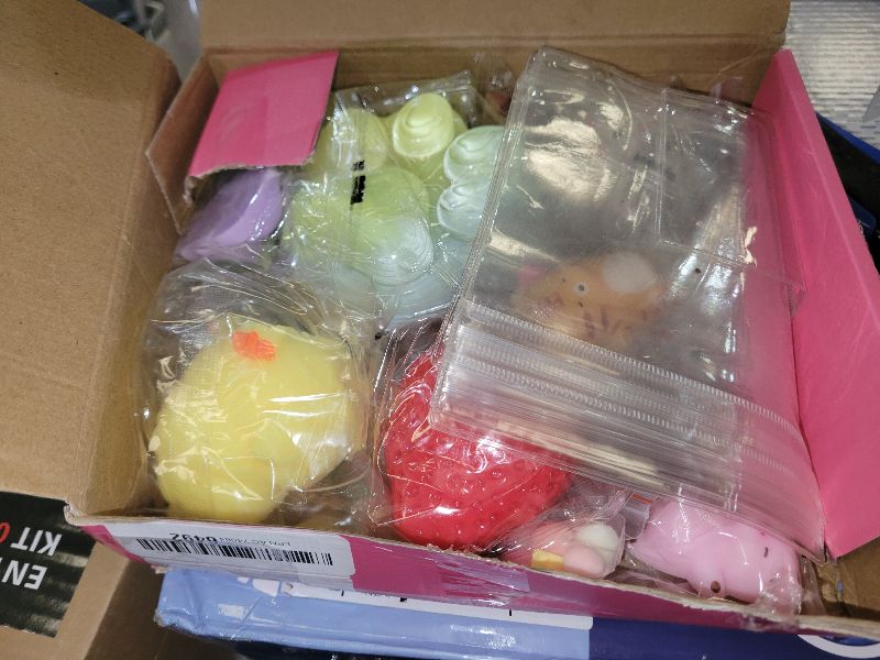 Photo 1 of 12 Pcs Taba Squishy Toys Pack Include (1 Strawberry,1 Cat Paw,1 Cookie,1 Hamster,1 Chick,1 Penguin,6 Mochi) Cute Taba Sensory Stress Relief Toys,Squishy Fidget Toys Adults,Party Favors Gifts for Kids