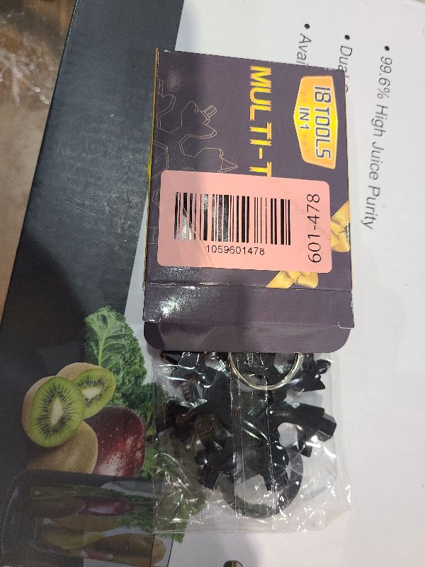 Photo 1 of 18 in 1 Snowflake Multitool & 8 in 1 Card Tool Stocking Stuffers for Men Christmas Gifts, Multi Tools for Dad from Daughter Son, Gifts for Men (black)