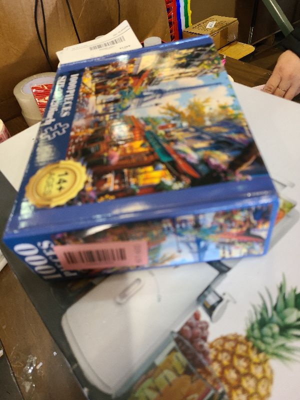 Photo 1 of 1000 Pieces Puzzle for Adults - Charming Paris Puzzle for Adults Children - Recycled Paper Jigsaw Puzzle 1000 Pieces - Fun and Challenging Family Game Great Gift Idea, Finished Size is 28 * 20 in