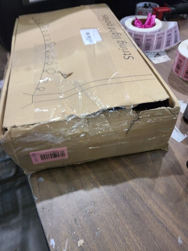 Photo 1 of 10Ft String Light Poles 4 Pack,Light Poles for Outside Lights,Outdoor with Fence Brackets Hanging Lights,Metal Stand Deck Patio Backyard