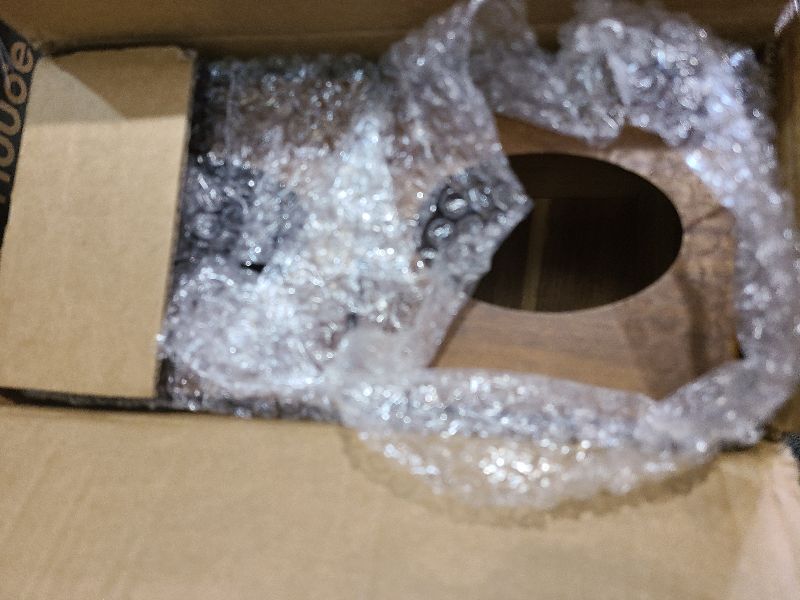 Photo 1 of 2 Pack Wooden Tissue Box Cover Square - Acacia Wood Tissue Box Holder for Tabletop Stands Bathroom Office- Decorative Facial Wood Tissue Box Cover for Modern Farmhouse Decor-Standard Walnut Color