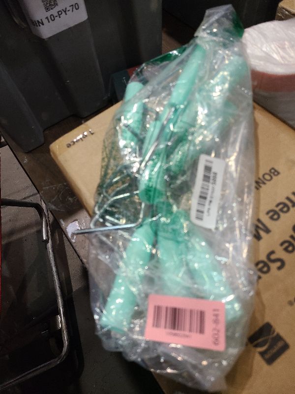 Photo 1 of 10 Pack Paint Roller Frame Fits for 3-4 Inch Rollers, 8 Inch Long Paint Roller Handle, Painting Supplies for Wall House Homes, Green