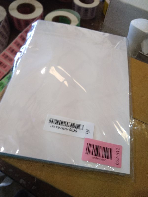 Photo 1 of (3-Pack) Premium Printer Paper, A4 (8.3"x 11.7") Blank Copy Paper, Unpunched, Blank Papers, 28lb Bond/100gsm, 150 Sheets/300 Pages