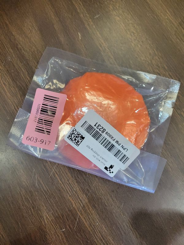 Photo 1 of 12 Pieces Detector Cover Fire Alarm Dust Paint Cover Stretch Plastic Fire Alarm Thicken Elastic Paint Covers During Commercial Building Home Alarms Cooking or Baking Use, Orange