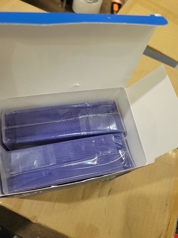Photo 1 of 100ct Semi Rigid Card Holders & 100ct Soft Sleeves for PSA, SGC, BGS, CSG Graded Cards Submissions, Ultra Clear Semi Rigid Baseball Cards Grading Sleeves Protectors