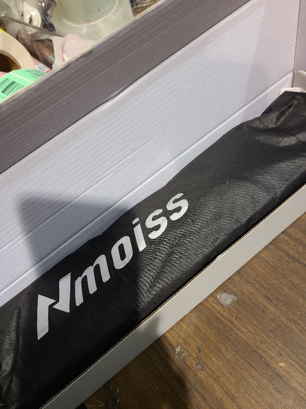 Photo 1 of [Upgraded] Nmoiss Windshield Sun Shade Umbrella - [Vinyl Coating Heat Shield] Protect Car from Sun Rays & Heat Damage Keep Cool and Protect Interior, Spring Structure Edge Medium 56" L x 31" W