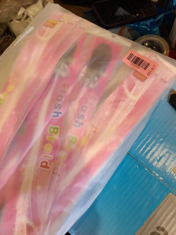 Photo 1 of 15 Pack Led Light Up Fairy Hair Accessories Braid Extension Clips for Women Girls, Glow in the Dark Party Favors Supplies Neon Rave Accessories Wig for Festival Halloween Christmas Birthday