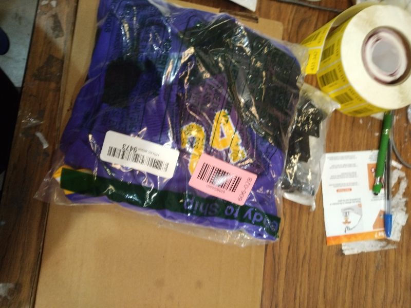 Photo 1 of #24 Basketball Jerseys Outfit Tank Top Track Shorts Sport Sets Uniforms with Wristbands for Fans Kids Boys Youths XL