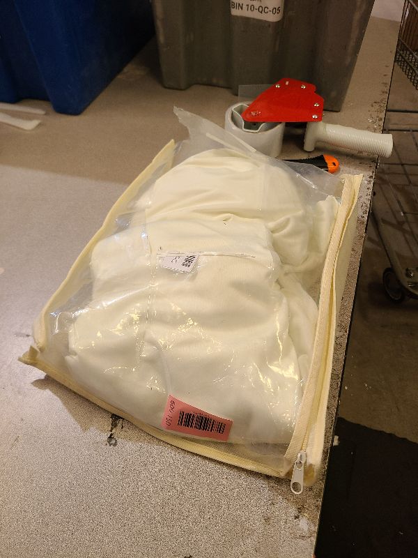 Photo 1 of 10ft x 10ft Ivory Backdrop Curtain for Wedding Ivory Wrinkle Free Backdrop Drapes Panels for Parties Baby Shower Bridal Shower Birthday Photo Photography Polyester Fabric Background Decoration