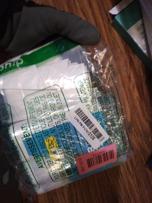 Photo 1 of 120 Counts 1.6 Gallon Mini Drawstring Trash Bags, Small Garbage Bags by KSSKSS, Code a fit 4.5-8 Liter, 1.2-2 Gal, White Trash Bin Liners for Home Office Kitchen Bathroom Bedroom