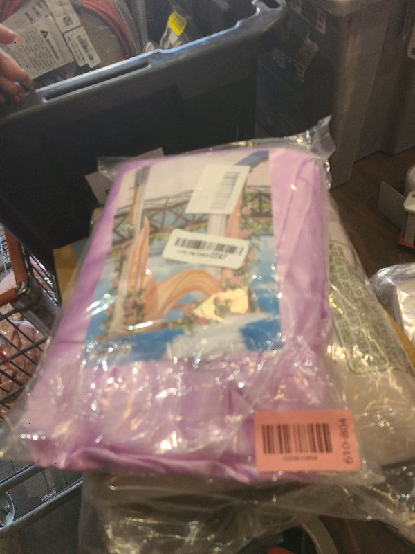 Photo 1 of 10 x 7 Feet Purple Backdrop Curtain for Partie, Background Curtains for Photoshoot, Birthday, Wedding, Halloween, Thanksgiving, Christmas, New Year Party Decorations 5Ft x 7Ft, 2 Panels