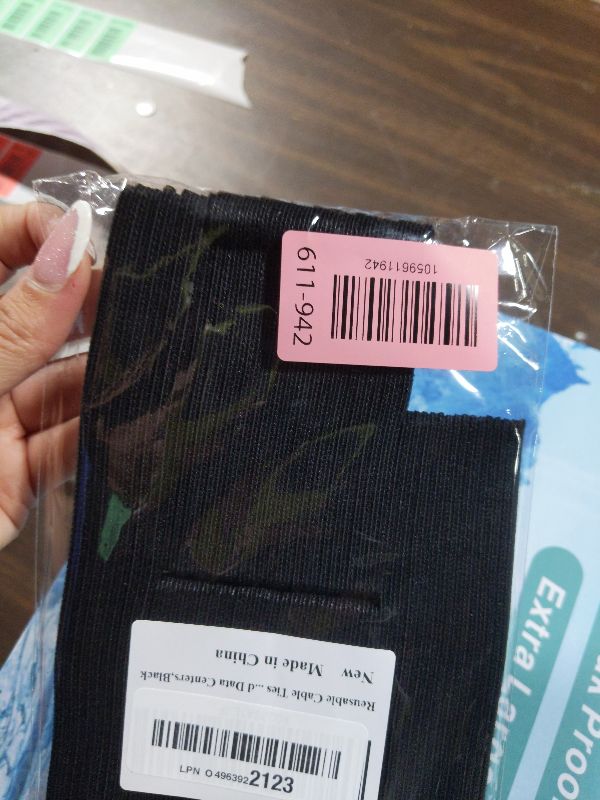 Photo 1 of 150PCS Reusable Cable Ties - 4+6+8+10inch Multi-Purpose Cable management Hook & Loop Cable Straps Wire Ties,Adjustable Fastening Cord Organizer,Cable Organizer for Home,Office and Data Centers,Black