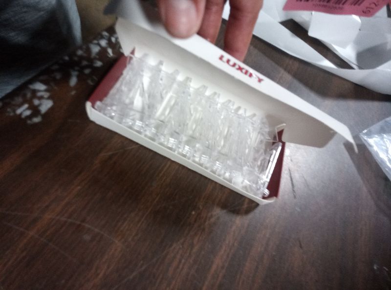 Photo 1 of 20 PCS Locking Shelf Pegs 6mm*3/4? Plastic Clear Shelf Pins & Pegs for Kitchen Cabinets, Bookcases, Wardrobe Transparent Plastic Shelf Support Pins, Compatible with All Standard 6mm Holes