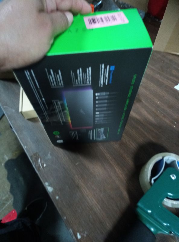 Photo 1 of **FINAL SALE** **SOLD FOR PARTS** **NO REFUNDS NO RETURNS** Razer Thunderbolt 5 Dock Chroma: 11 Port Docking Station with M.2 SSD Slot - 120Gbps Transfer Speeds - 3X 4K Displays at 144 Hz on TB5/4 Laptops - 140W PD Charging - Active Cooling - TB Share - B