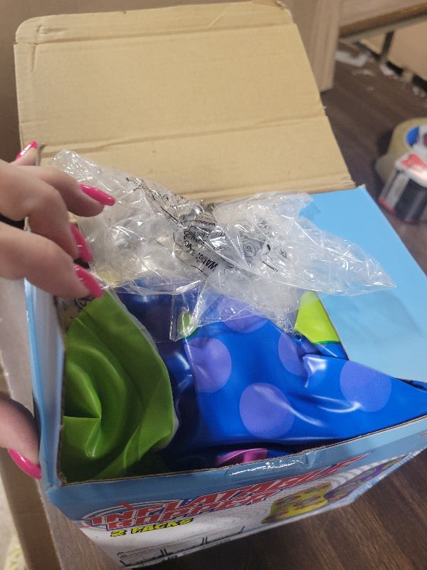 Photo 1 of 2 Pack Inflatable Bopper, 47 Inches Kids Punching Bag with Bounce-Back Action, Inflatable Punching Bag for Kids Presents