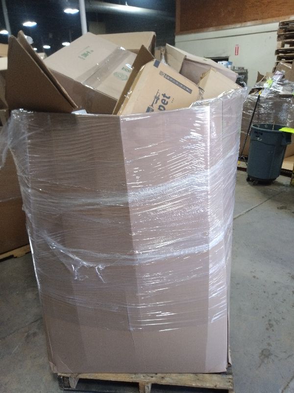 Photo 1 of AS IS GENERAL MERCHANDISE 
PALLET ROUGHLY 6O ITEMS
