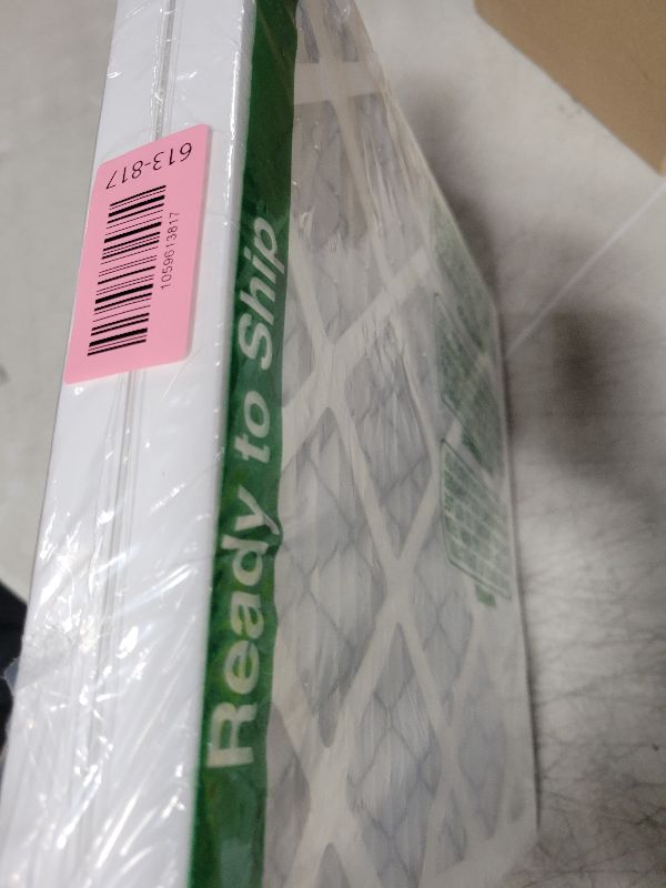Photo 1 of 12x12x1 Air Filter 2 PACK, MERV 8 MPR 600 Pleated HVAC AC Furnace Dust Defense Air Filters Replacement (Actual Size: 11 3/4 x 11 3/4 x 3/4 Inches)
