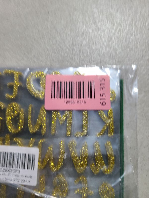 Photo 1 of 1215 PCS Gold Letter Stickers Glitter Alphabet Stickers 1 Inch Self Adhesive Waterproof Vinyl Small ABC Letters for Graduation Cap Water Bottles Cup Mailbox Number Scrapbooking Sign Crafts (15,Gold)