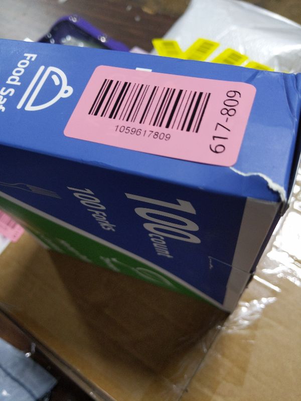 Photo 1 of 100 Count Extra Heavy Duty Clear Plastic Forks Disposable, BPA-Free, Heat Resistant, Durable Disposable Forks Bulk for Catering & Events ?Party Supplies