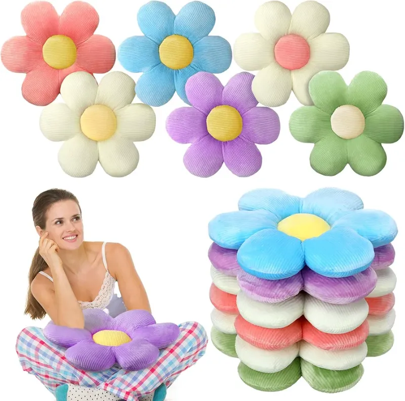 Photo 1 of (110)
Sratte 6 Pcs Flower Pillows Flower Shaped Throw Pillows Cute Daisy Pillow Seating Cushions for Adults Reading Leisure Home Bedroom Sofa Chair Couch Decor(Classic Color,15.75 Inch)